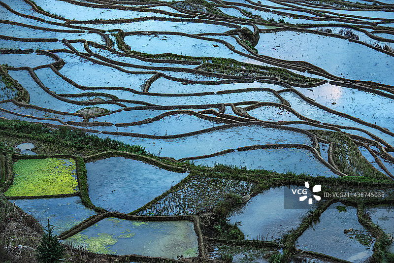 哈尼梯田图片素材