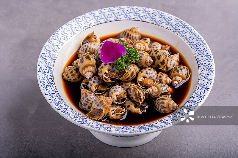 潮汕生腌，生腌海螺图片素材