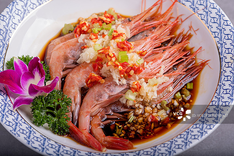 潮汕生腌，生腌虾图片素材