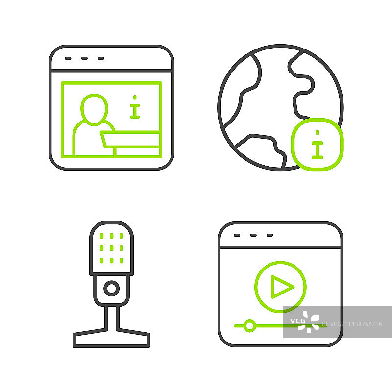 直播流：麦克风世界新闻图片素材