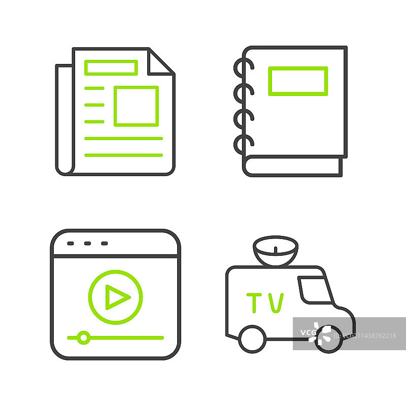 电视新闻直播设备笔记本图片素材