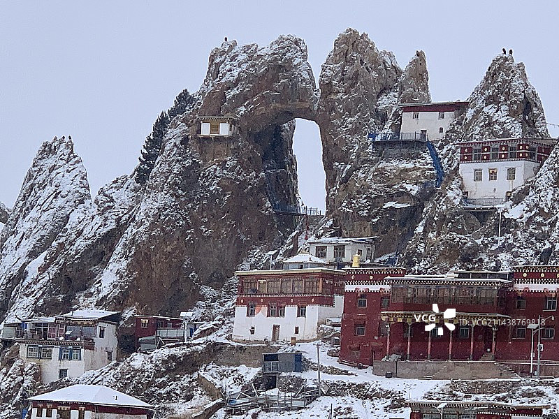 丁青县孜珠寺图片素材