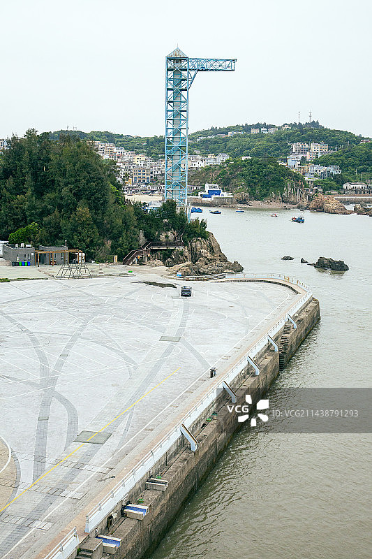 浙江省温州市“洞头风景区”大沙岙风光图片素材