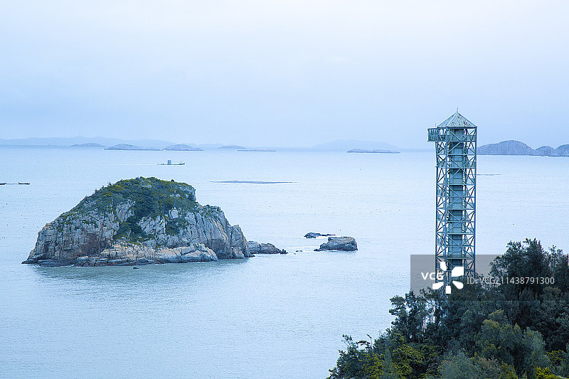浙江省温州市“洞头风景区”大沙岙风光图片素材
