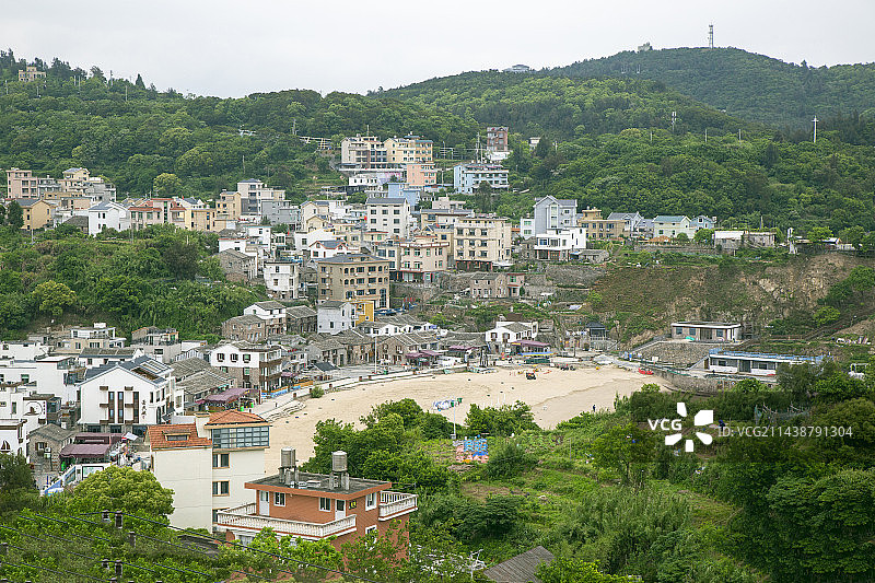浙江省温州市“洞头风景区”大沙岙风光图片素材