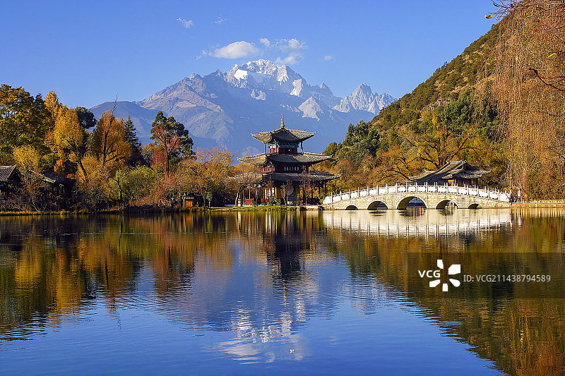 云南黑龙潭公园图片素材