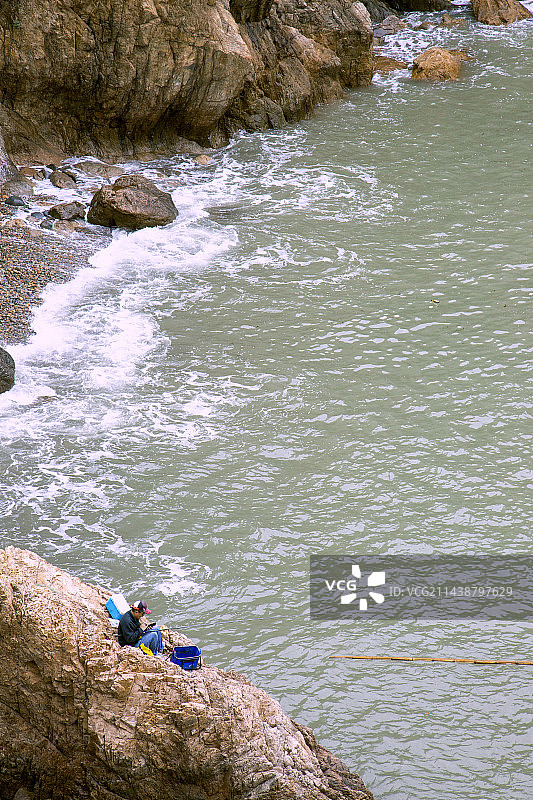 浙江温州“洞头风景区”仙叠岩风光图片素材