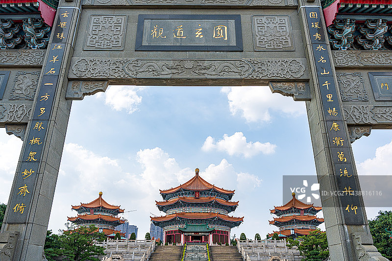 广州市花都区圆玄道观三清殿图片素材