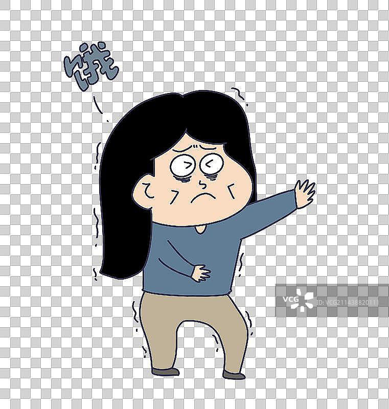 元素：饥饿的人物图片素材