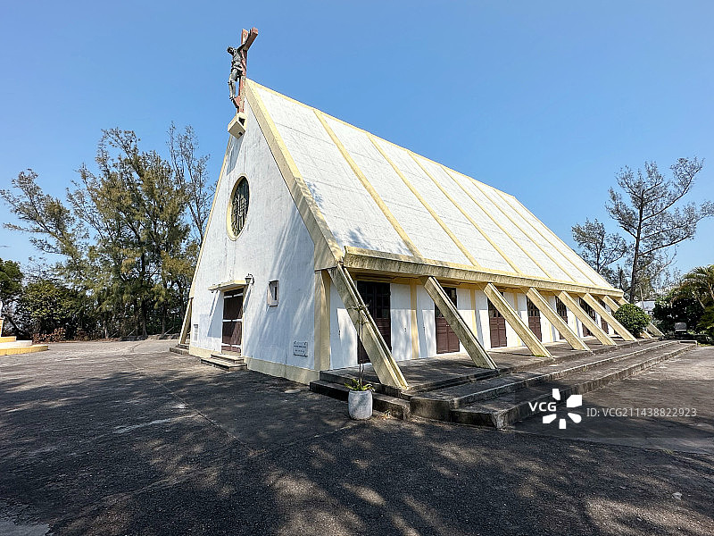 澳门九澳七苦圣母小堂图片素材