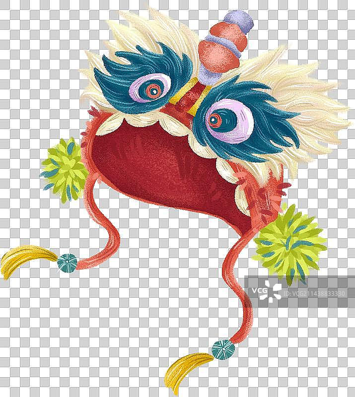 中国风虎头帽图片素材