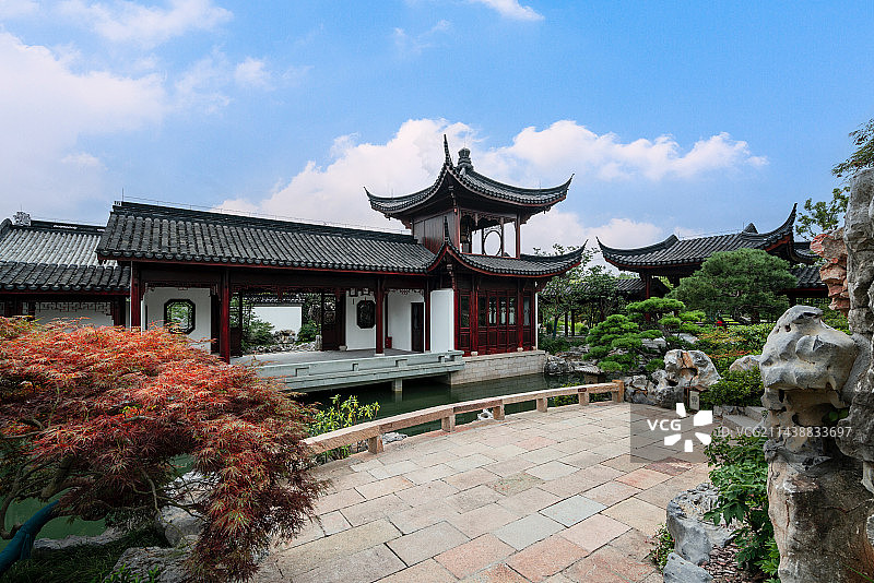 苏州园林景观图片素材