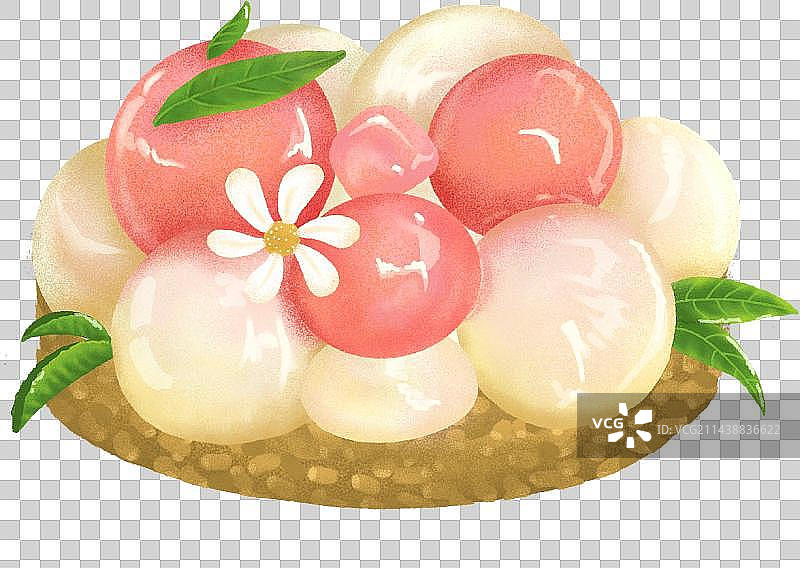 下午茶布丁图片素材