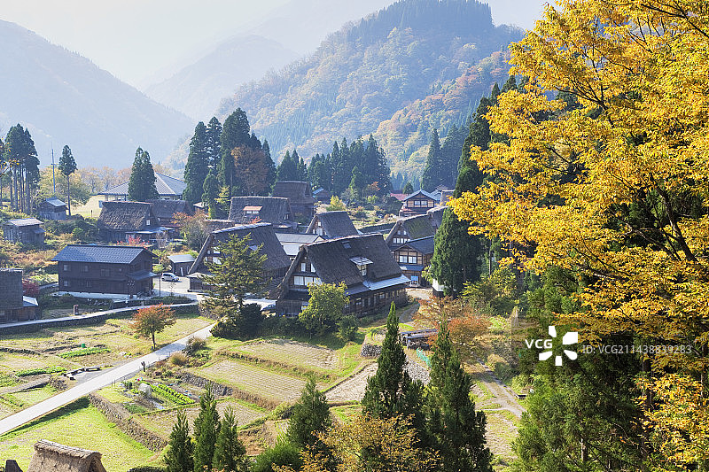 五箇山菅沼村落图片素材