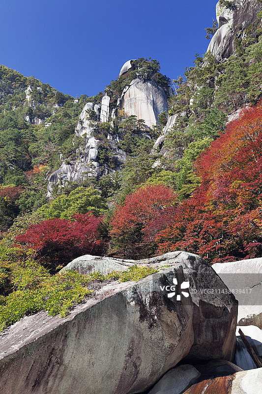 秋季升仙峡（山梨县甲府市）图片素材