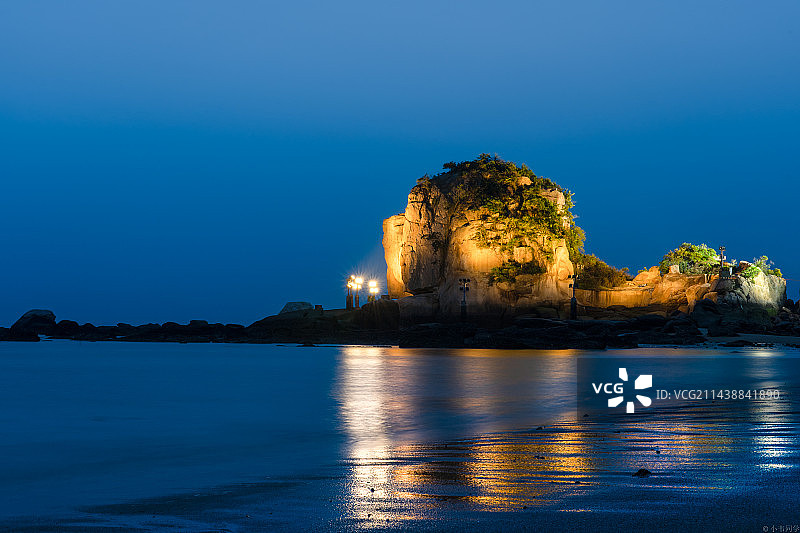鼓浪屿的夜图片素材