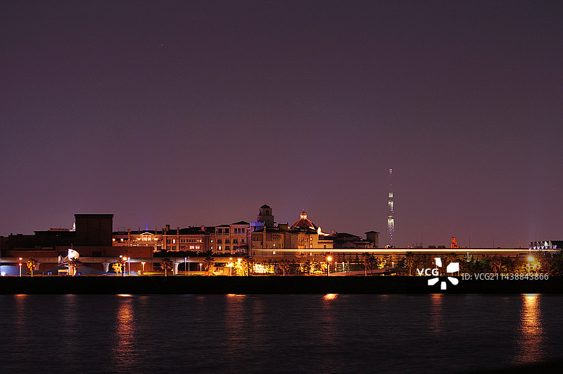 千叶县浦安市的晴空塔图片素材