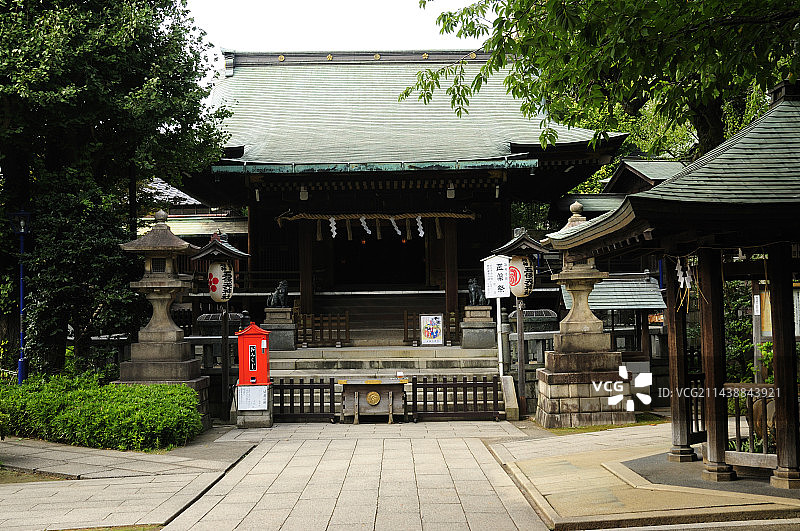 东京台东区五条天神社图片素材