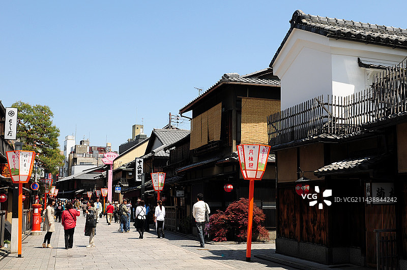 京都祇园城市风光图片素材