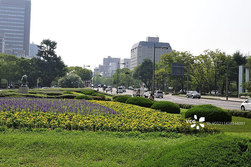 日本广岛和平公园图片素材