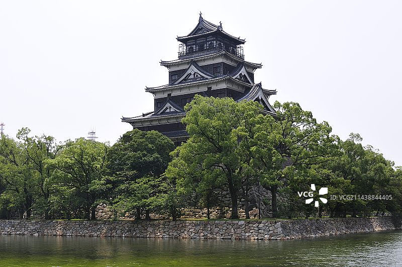 日本广岛县广岛城图片素材