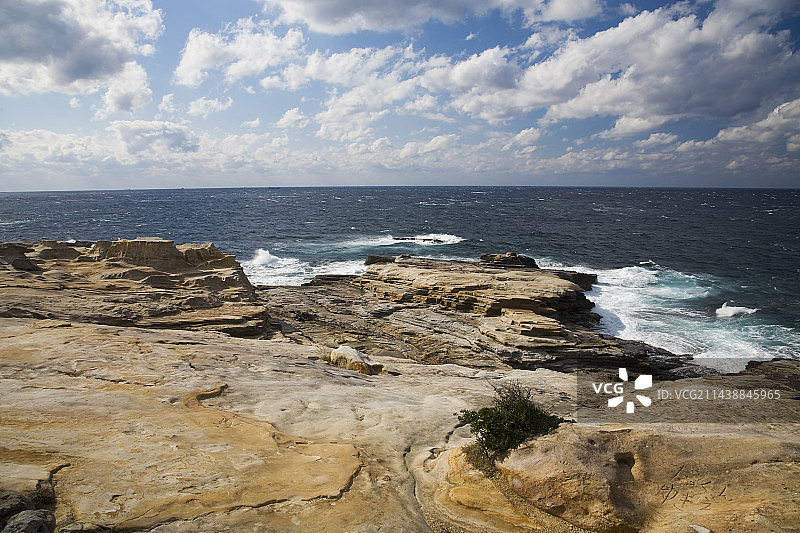 日本和歌山县西牟娄郡白滨町千叠敷图片素材