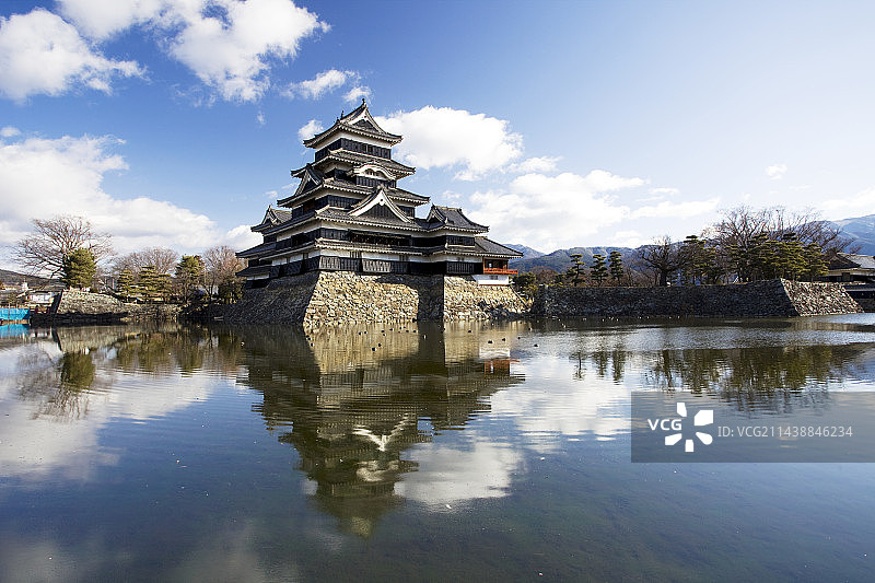 日本长野县松本城丸之内图片素材
