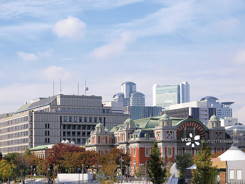 大阪市中央公会堂和大阪市厅图片素材