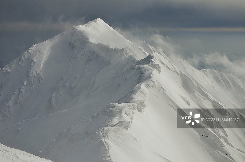 鸟取县西伯郡大山町夜景图片素材