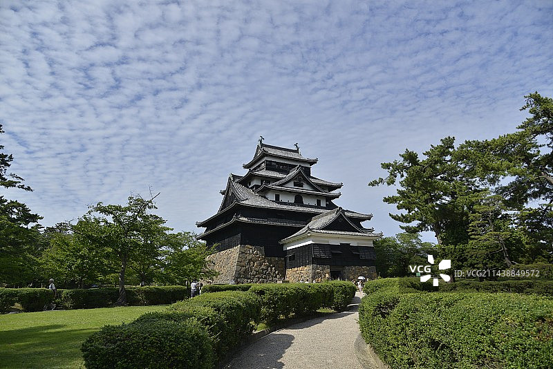 岛根县松江市殿町松江城图片素材
