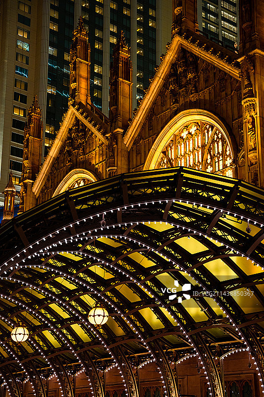 澳门伦敦人夜景图片素材