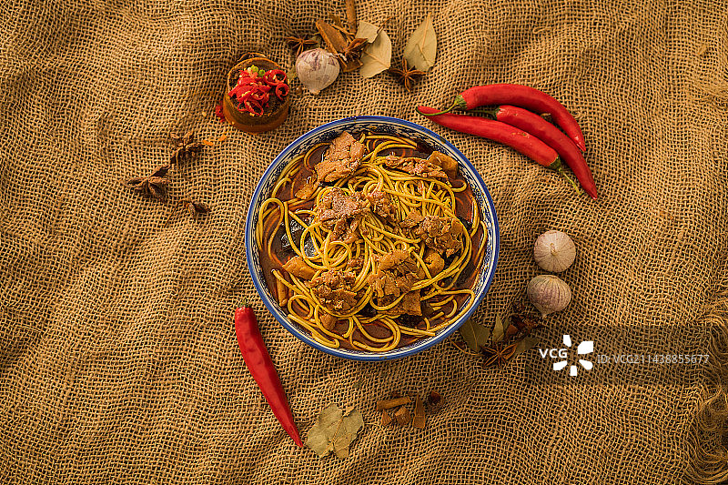 襄阳牛肉面图片素材