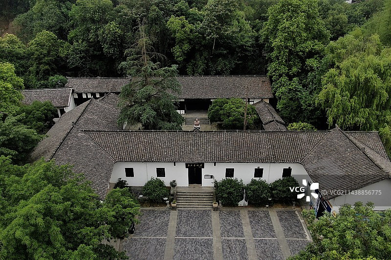自贡荣县吴玉章故居图片素材