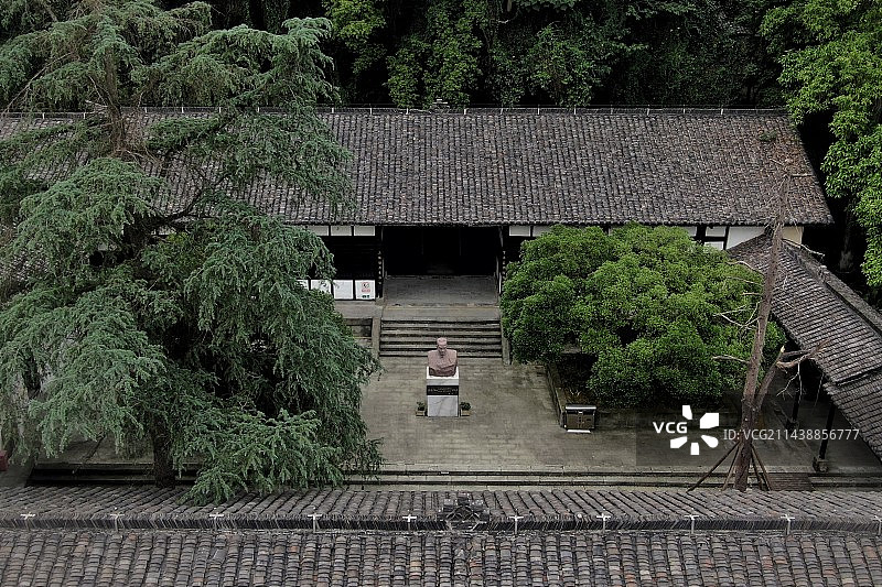 自贡荣县吴玉章故居图片素材