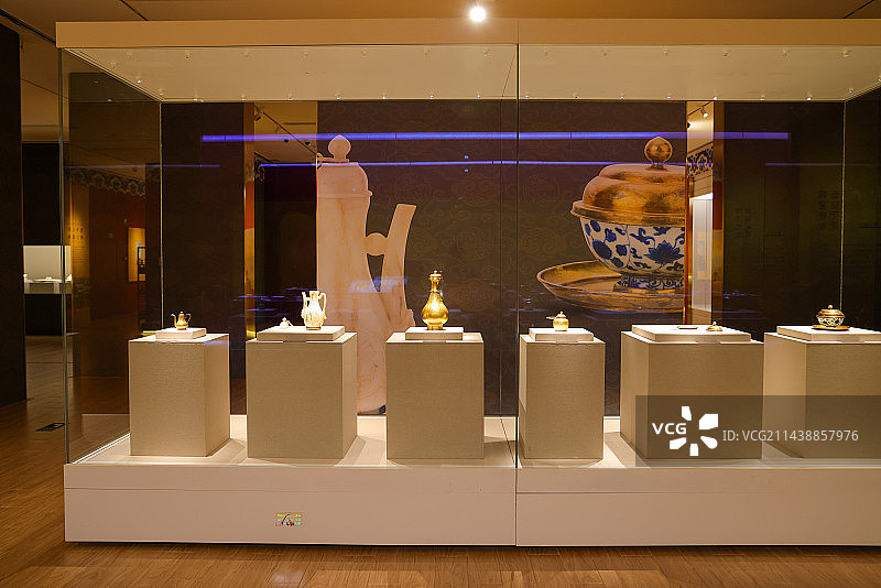 万历专题文物展展厅图片素材