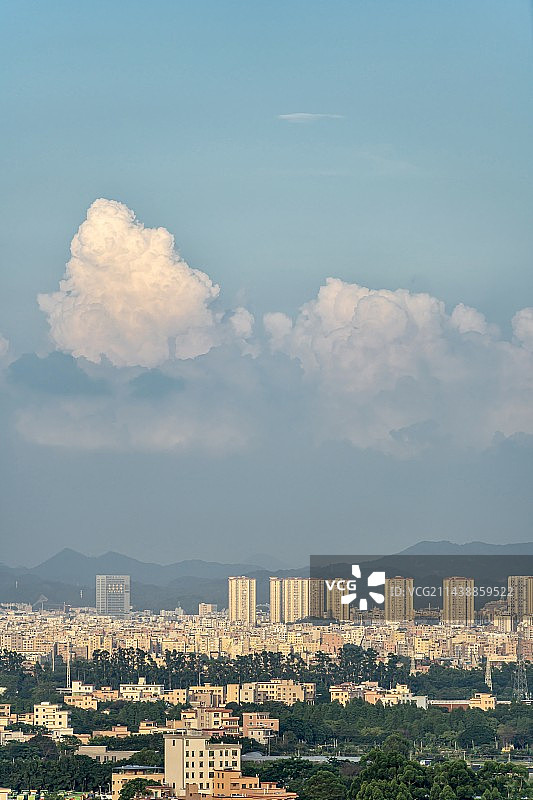 城市风光高视角图片素材