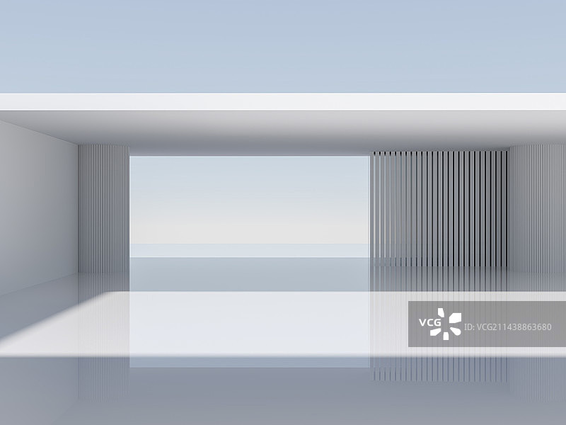 现代建筑停车场图片素材