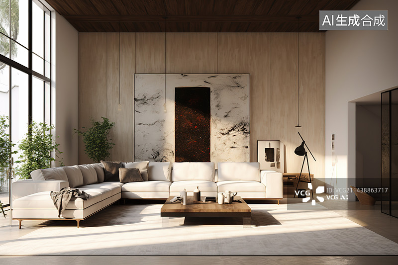 【AI数字艺术】样板房室内家具设计图片素材