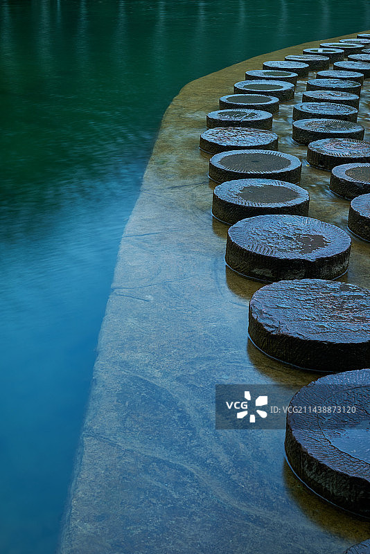 八里沟水景图片素材