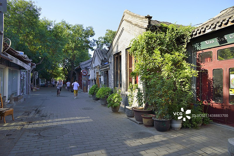 北京南锣鼓巷图片素材