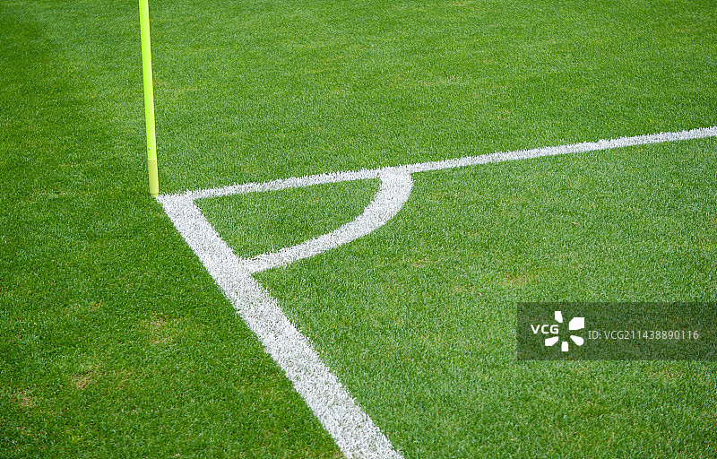 足球场白色边线图片素材