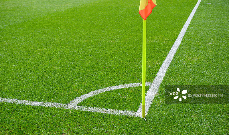 足球场白色边线图片素材