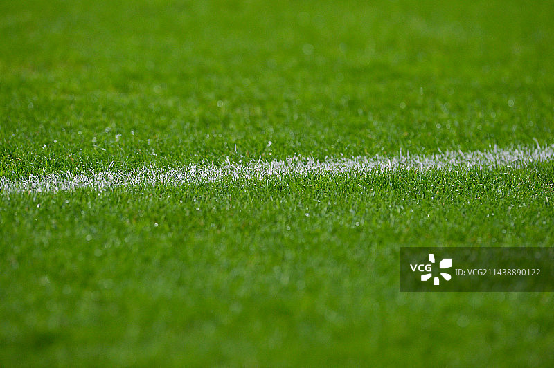 足球场白色边线图片素材