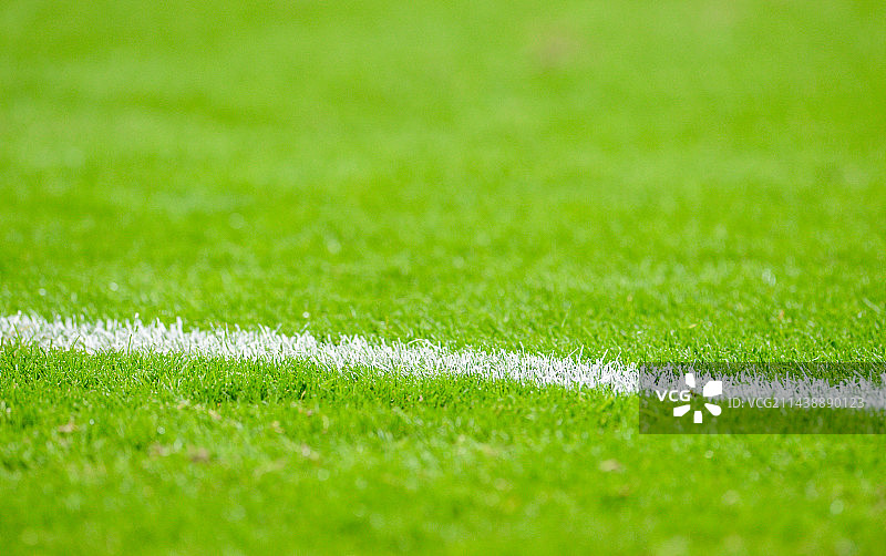 足球场白色边线图片素材