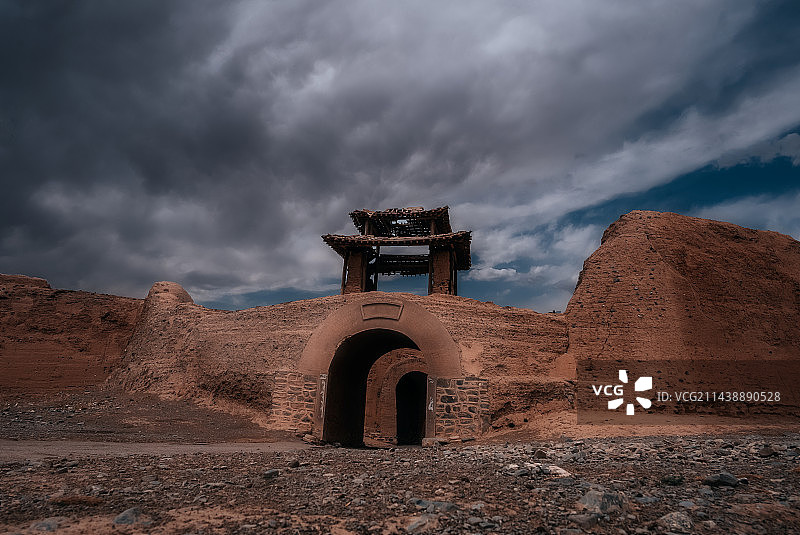 甘肃白银永泰古城图片素材