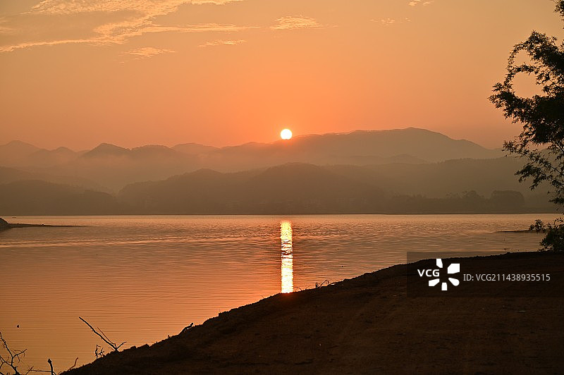 罗浮山日出图片素材