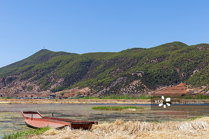 泸沽湖草海图片素材
