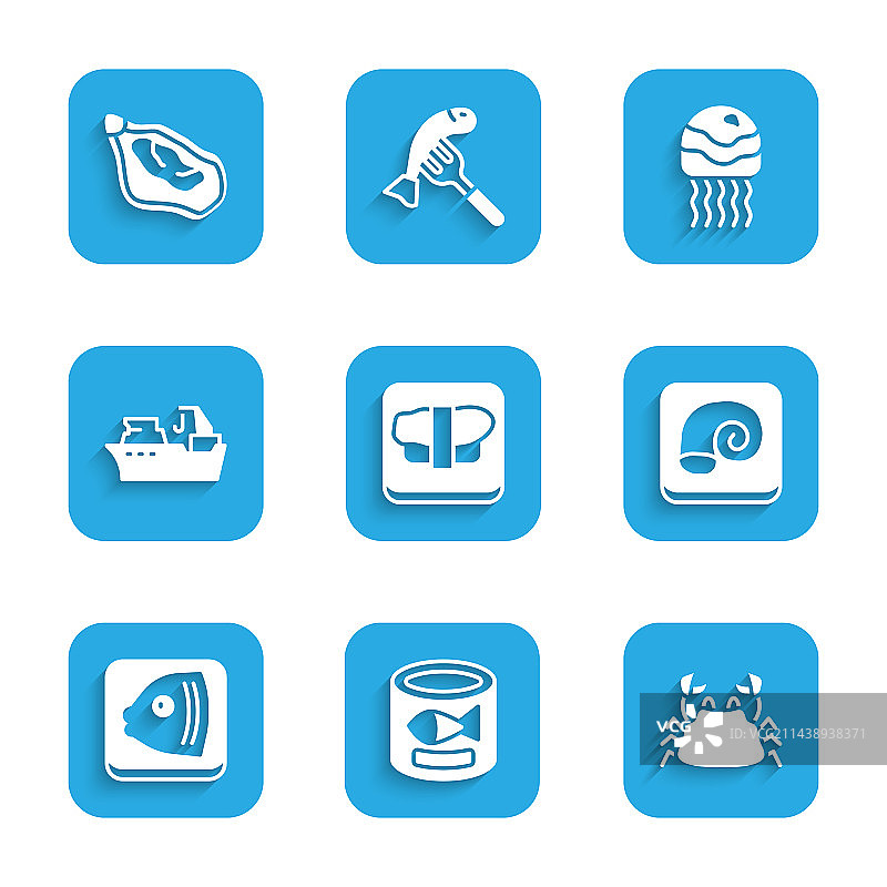 砧板寿司罐头鱼螃蟹合集图片素材