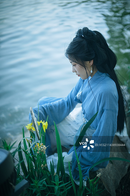 古都开封 汉服写真图片素材