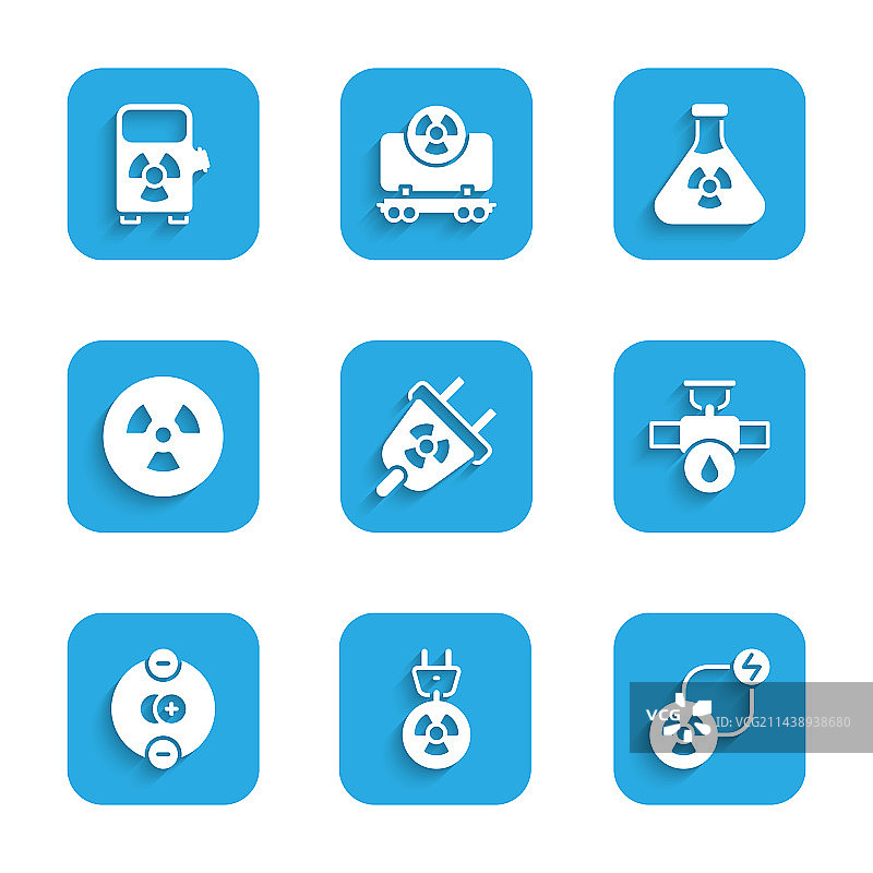 辐射电插头放射性套装图片素材